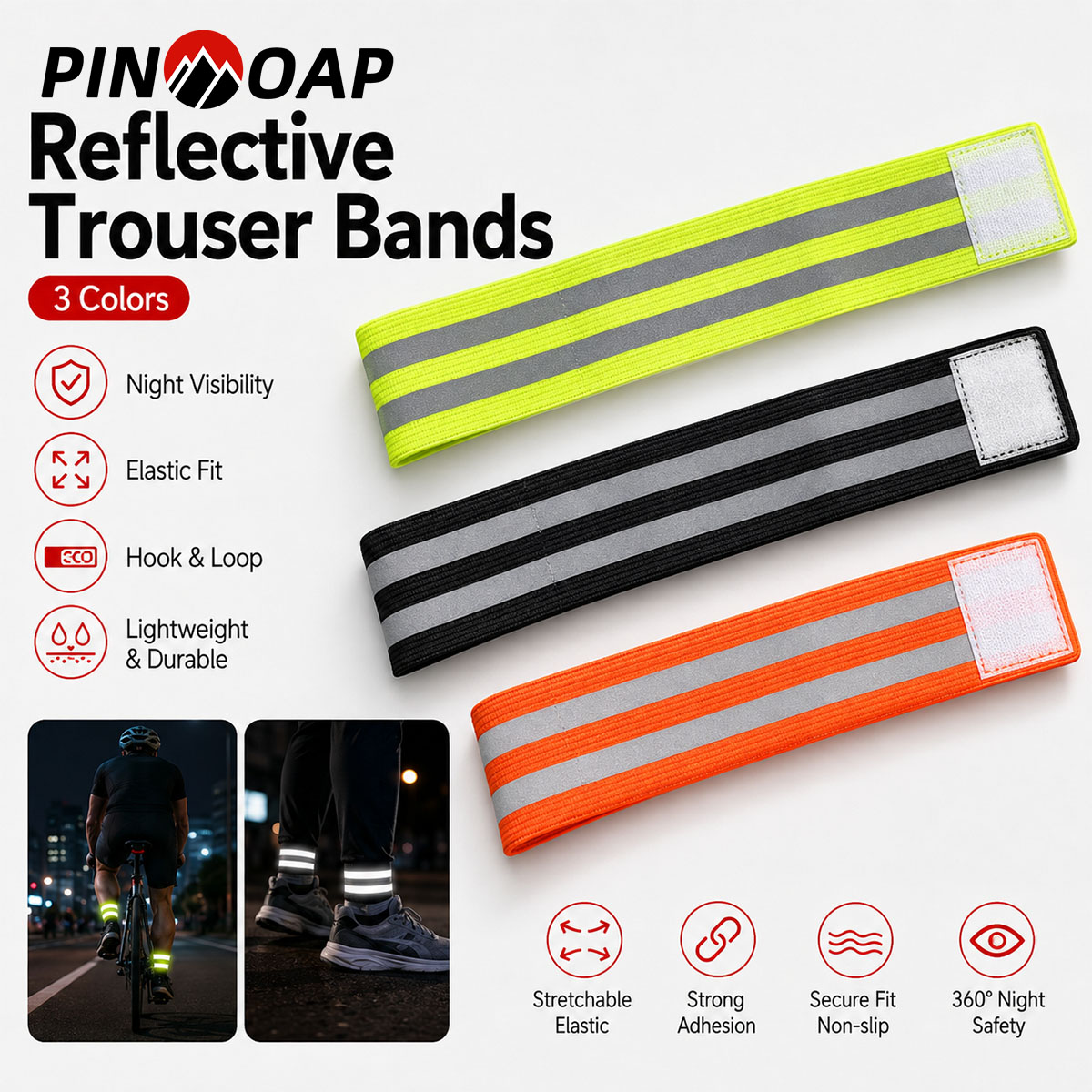 PINMOAP 1/2PCS Tali Celana Sep - Cycling Commute Pants ulasan dan harga