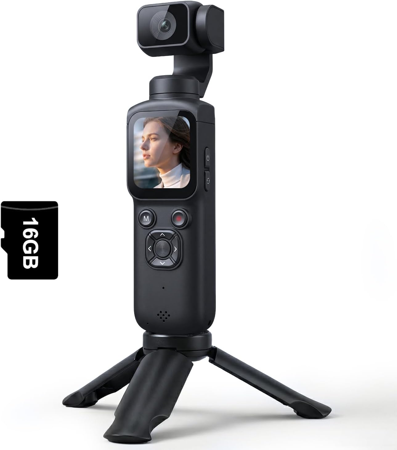 Kamera Vlog Pocket 3-Axis Gimb - Commuting By Bike ulasan dan harga